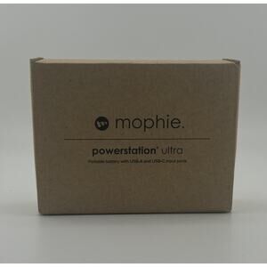 mophie Powerstation Ultra Power Bank Portable Battery Charger White